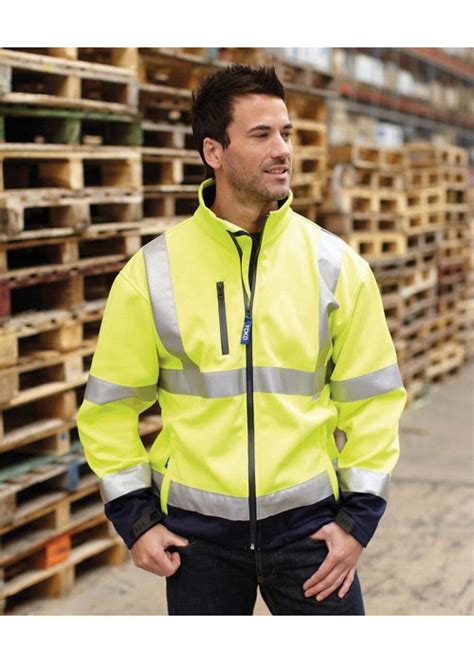 Yoko Hi Vis Softshell Jacket Hvk