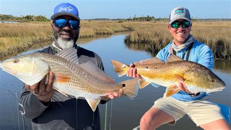 Fishing For Big Redfish In The Creeks Of Yankeetown Florida Youtube