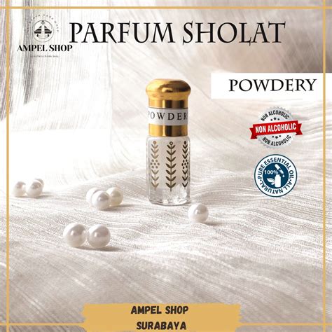 Jual Parfum Sholat Powdery Non Alkohol Parfum Aroma Powdery 3ML 6ML