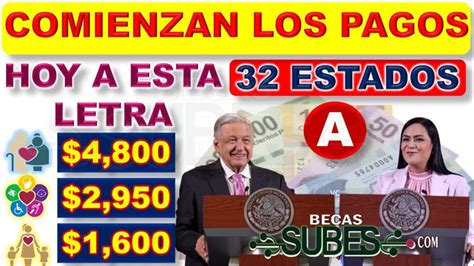 💥 Comienzan Los Pagos De La PensiÓn Bienestar ¡hoy Cobra Esta Letra 🥇