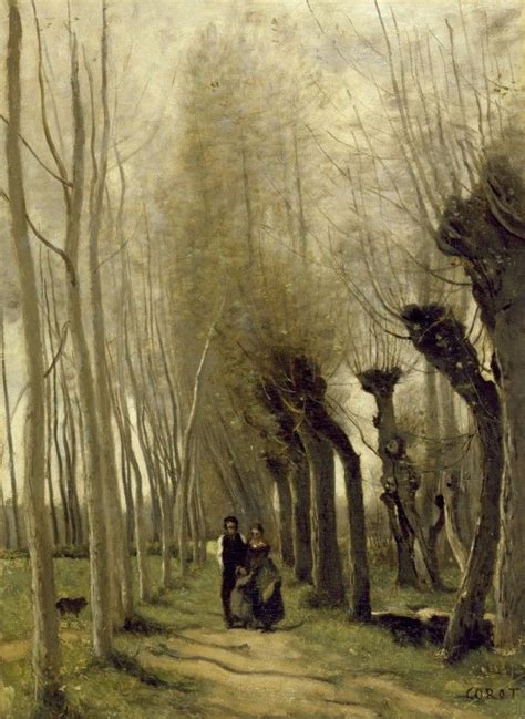 alojamiento alfombra guía camille corot obras de arte Marco de