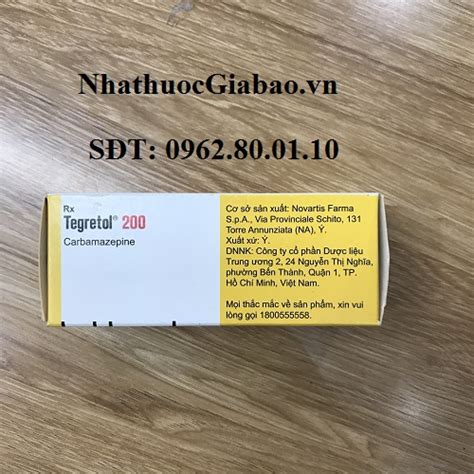 Thuốc Tegretol 200mg Nhà Thuốc Gia Bảo Đặt Mua 0962800110