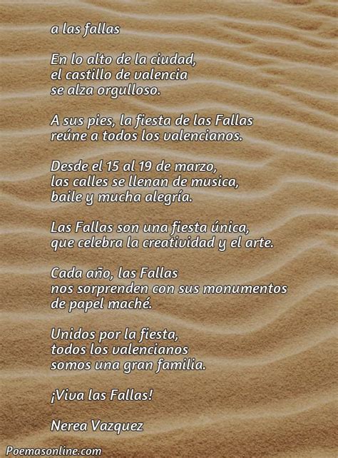 Cinco Mejores Poemas de Fallas en Valenciano - Poemas Online