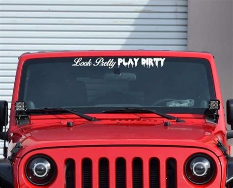 Jeep Windshield Banner