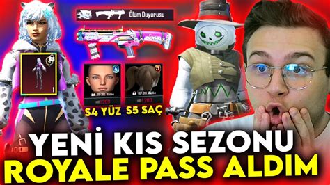 YENİ SEZON ROYALE PASS SATIN ALDIM YÜKSELTİLEBİLİR DBS S4 YÜZ VE S4