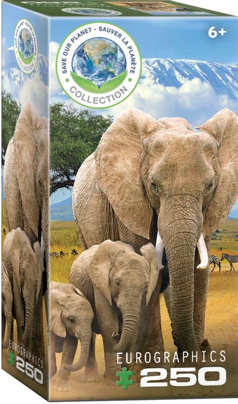 Eurographics 8251 5787 Elefanten Save Our Planet Puzzles 250 Teile