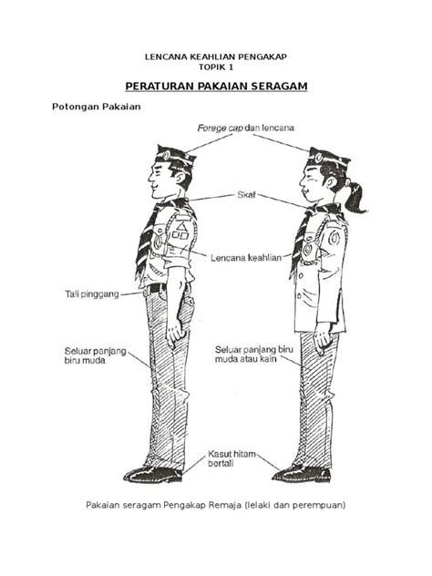 Pakaian Seragam Pengakap Lelaki Dan Perempuan Pakaian Pengakap Sumber Pengajaran Duima Culie