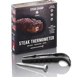 Steakchamp Thermomètre à Steak 3 Color 15 Amazon fr Cuisine et Maison