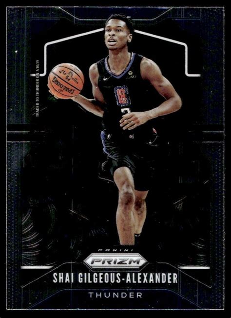 Panini Prizm Shai Gilgeous Alexander G Oklahoma City Thunder