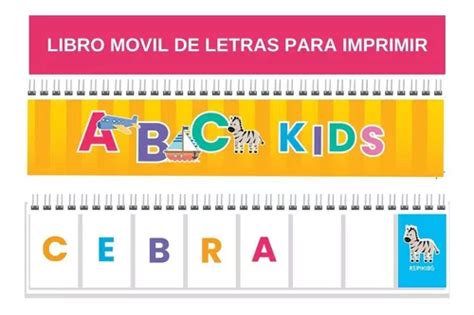 Libro M Vil De Letras Para Imprimir En Pdf Tama O A O A Mercadolibre