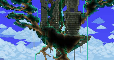 My First Treehouse! : Terraria