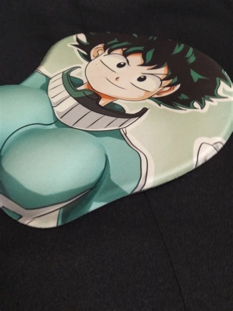 3d Mouse Pad Anime My Hero Academia Mousepad 3d Chest Soft Etsy