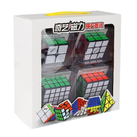 Pack Qiyi MS 4 Cubes Magnetiques