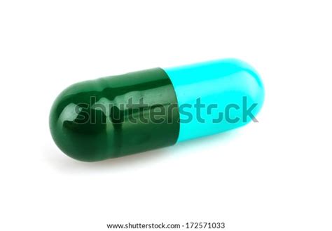 Capsule Pills Isolated White Background Stock Photo 172571033