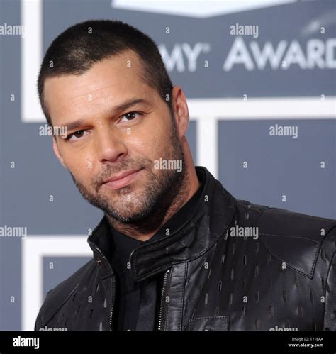 Singer Ricky Martin Arrives At The 52nd Annual Grammy Awards At Staples