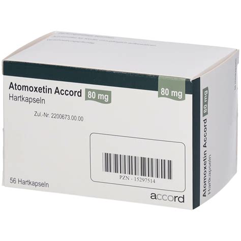 Atomoxetin Accord Mg St Mit Dem E Rezept Kaufen Shop Apotheke