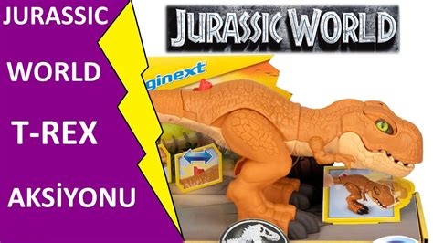 Mattel Imag Next Jurass C World T Rex Aksiyonu Trex Jurassicworld