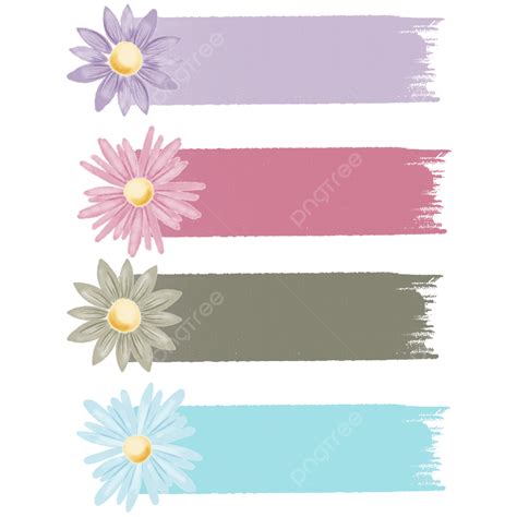 Etiquetas De Nombre Colecci N Flor Etiqueta Autoadhesiva Png Dibujos