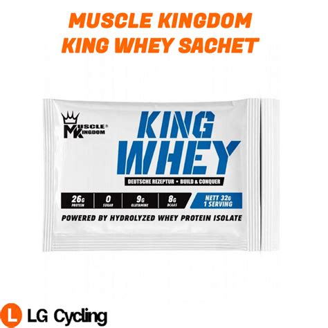 Muscle Kingdom King Whey 1 Sachet 1 Serving Muscle Gainer High Protein