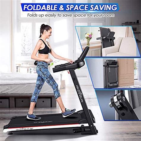 Dr Gymlee Folding Shock Absorption Smart Treadmill Electric Motorized