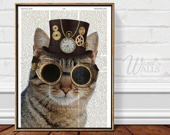 Steampunk Cat Etsy