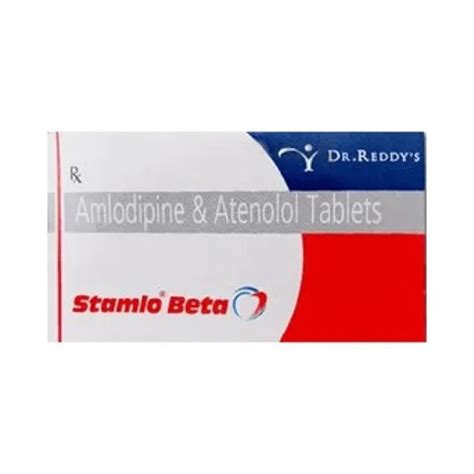 Amlodipine 5mg Atenolol 50mg Stamlo Beta Tablets Prescription Dr