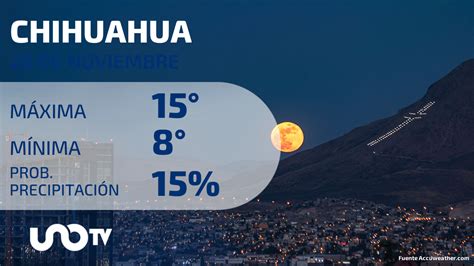 Clima En Chihuahua Para El 28 De Noviembre De 2023 Unotv