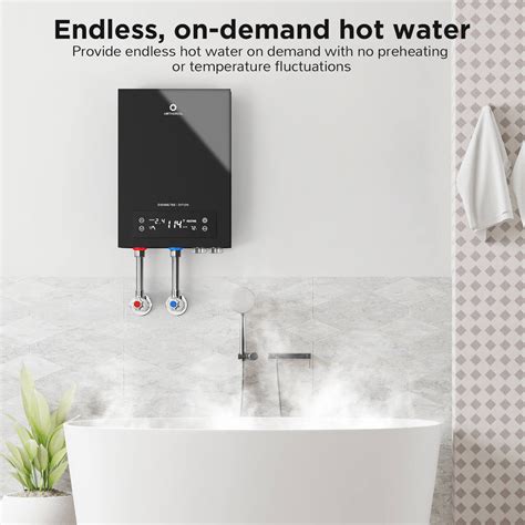 Airthereal Electric Tankless Water Heater 27kw 240 Volts Endless On Demand Hot Water Small