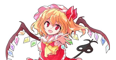 東方 バトルっぽいフラン立ち絵2 表情差分 Dairis Illustrations Pixiv