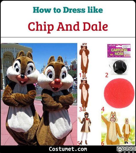 How To Dress Like Chip And Dale From The Cartoon Movie Chip And Dale