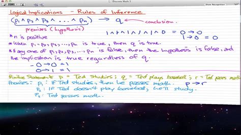 Discrete Math 1 Tutorial 27 Logical Implications YouTube