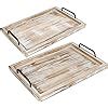 Amazon Creekview Home Emporium Wood Serving Trays Pk Nesting