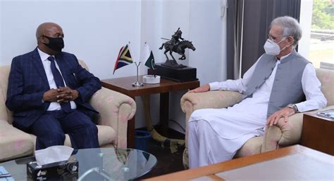 South African Envoy Meets Defense Minister Pervez Khattak The