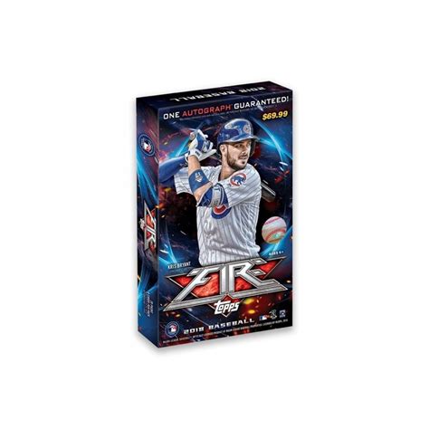 2018 Topps Fire Baseball Collector Box Random Division Group Break 1