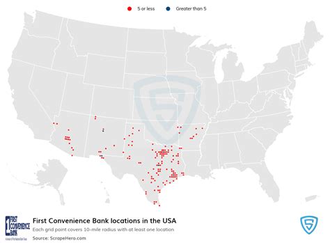 Number Of First Convenience Bank Locations In The Usa In 2023 Scrapehero