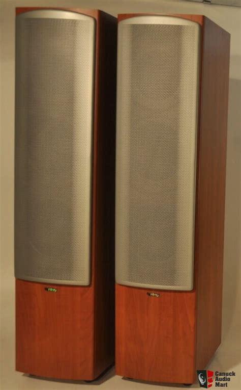 Mint Infinity Beta Floorstanding Speakers In Cherry Finish Photo