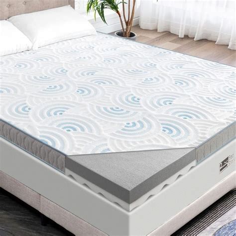 Bedstory Memory Foam Mattress Topper Twin 4 Inch Gel And Bamboo Charcoal