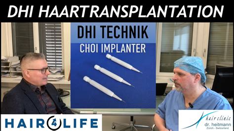 DHI Haartransplantation Methode DHI Vs FUE Haartransplantation