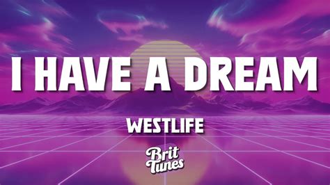 Westlife I Have A Dream Lyrics Youtube