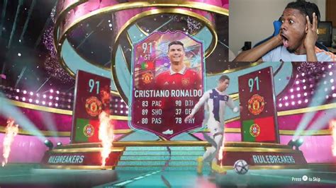 Omg Rulebreaker Ronaldo Fifa Pack Opening Youtube