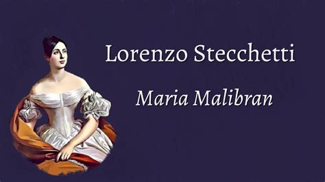 Maria Malibran Di Lorenzo Stecchetti YouTube