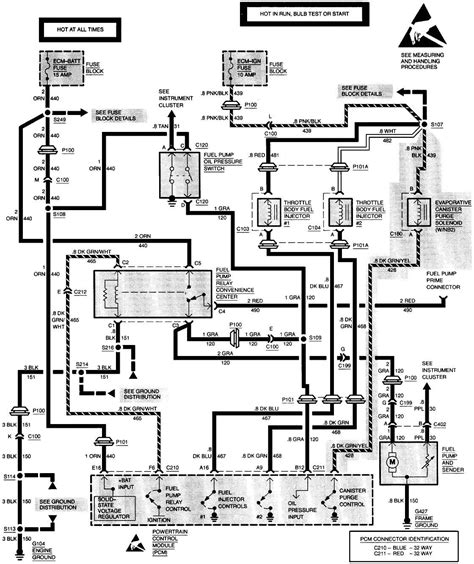 Diagram for 2001 Chevy S10 Fuel Pump Wiring