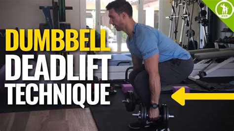 Dumbbell Deadlift Technique Perfect Form Video Tutorial Guide Youtube