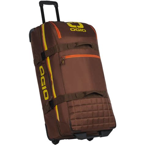 Mala Ogio Trucker Gear Bag Stay Classy Marrom Grid Motors