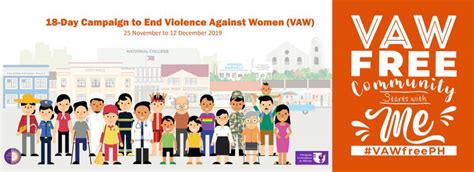 2019 18 Day Campaign To End Violence Against Women Philippine