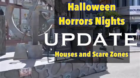 MORE Horror Nights Construction For 2023 Showing More Of Scare Zones