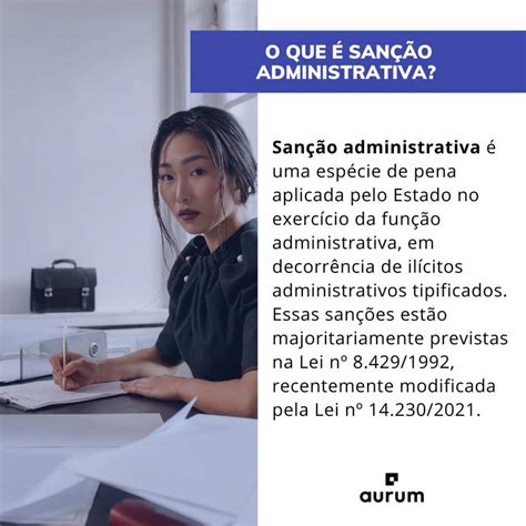 Sanção administrativa para que serve e aplicações