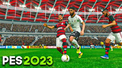 Flamengo X Corinthians Gameplay PES 2023 No XBOX 360 JI PATCH YouTube