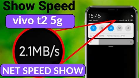 How To Show Internet Speed In Vivo T2 T2 5G Vivo T2 Me Realtime