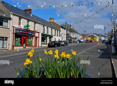 Main Street Moville Inishowen County Donegal Ireland Stock Photo